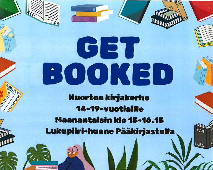 Nuorten kirjakerho Get Booked