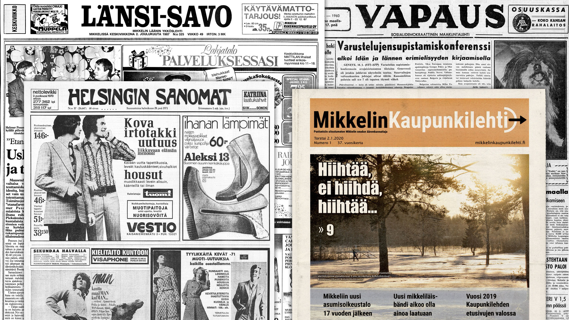 Digitoituja sanomalehtiä avataan paikalliskäyttöön Mikkelin pääkirjastossa