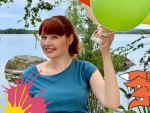 Kirjailija Maria Kuutti. Kuutti