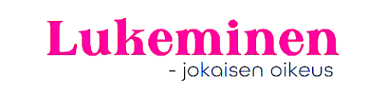Kuvassa teksti: Lukeminen -jokaisen oikeus